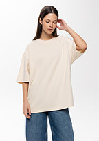 Футболка унисекс оверсайз STAN хлопок/полиэстер 260, 40, Молочный,  (11)  (44/XS)