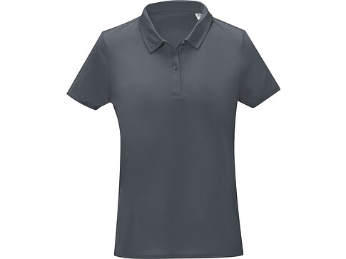 Женская стильная футболка поло с короткими рукавами Deimos, storm grey, XS