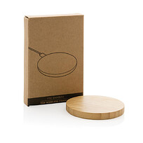 Док-станция Bamboo FSC® для беспроводной зарядки, 15 Вт, коричневый