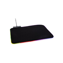 Игровой коврик для мыши с RGB-подсветкой, черный