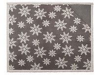 Плед Snowflake новогодний