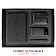 Подарочная коробка, размер 41,2*30,5*4,3 см, Solution Prestige Skyline Fabrique с магнитным клапаном, черная, с черным ложементом