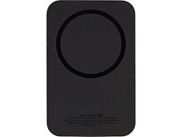 Магнитный беспроводной внешний аккумулятор MagnetIQ, 5000 mah, 10 W, черный