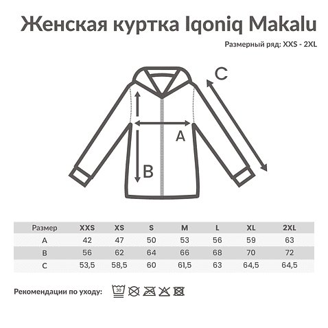 Женская куртка Iqoniq Makalu из переработанного полиэстера AWARE, 300 г/м.кв., черный, XXS