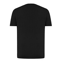 Футболка Iqoniq Brett из переработанного хлопка AWARE™, унисекс, 180 г/м², черный, XS