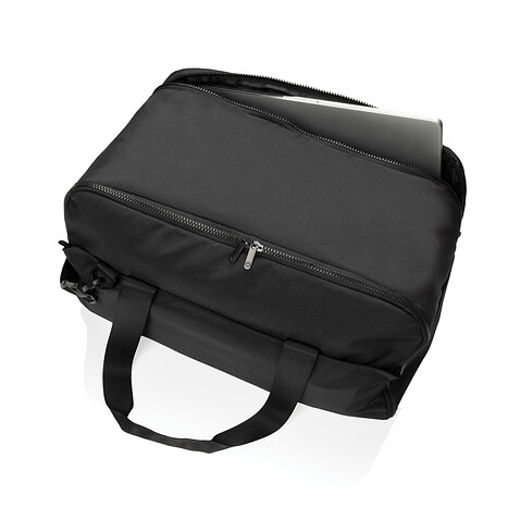 Дорожная сумка Swiss Peak из rPET Aware™, 15.6 , черный