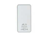 RIVACASE VA2532 (10000 мАч) QC/PD 20W внешний аккумулятор с дисплеем, белый 12/48