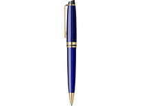 Шариковая ручка Waterman Expert Blue Lacquer GT, цвет чернил: синий М