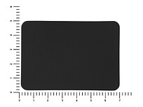 ПАТЧ ПРЯМОУГОЛНЫЙ nubuk (чёрный) 5,0 х 7,0 см