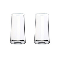 Хрустальный бокал для игристого вина на магните Trebonn SplitGlass, 2 шт, 320 мл, черный