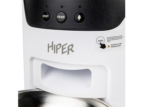 Умная Wi-Fi кормушка IoT Pet Feeder, 3000 мл, белый/черный