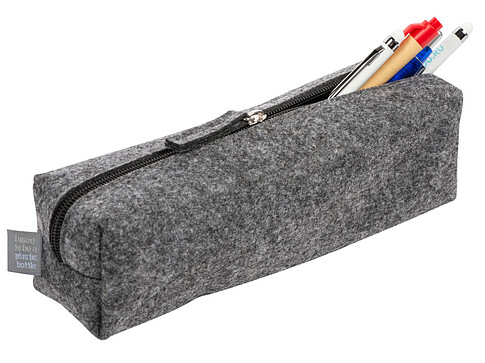 Пенал Felt из RPET-фетра, серый