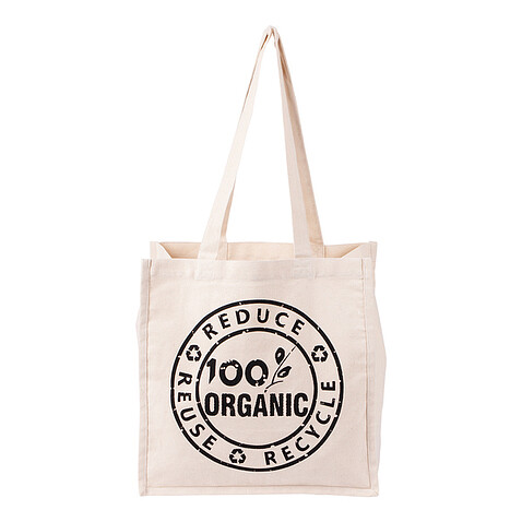Хлопковая сумка Eco-Style, бежевая.