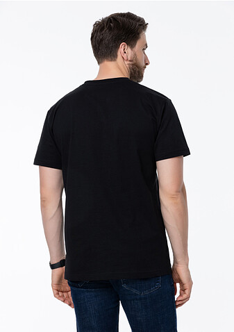 Футболка унисекс хлопок 150, 52, Чёрный,  (20)  (XXXXL)
