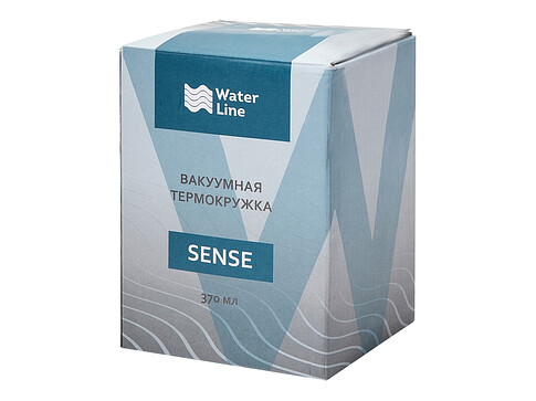 Вакуумная термокружка Sense, серебристый