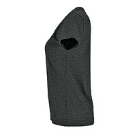 Футболка женская Imperial Fit Women, черный меланж, S