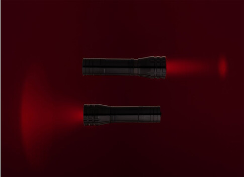 Фонарик с фокусировкой луча Beaming, черный