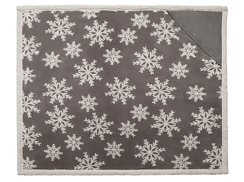 Плед Snowflake новогодний