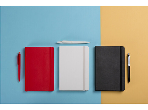 Подарочный набор Moleskine Indiana с блокнотом А5 Soft и ручкой, черный