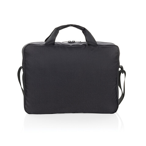 Сумка для ноутбука Swiss Peak Essential из rPET Aware™, 15.6 , черный