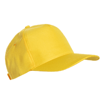 Бейсболка STAN 5 клиньев полиэстер 150, 10P, Жёлтый,  (12/1)  (56-58/ONE SIZE)
