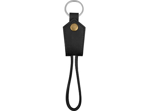 Кабель-брелок USB-Lightning Pelle, черный