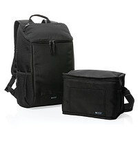 Сумка-холодильник Swiss Peak из RPET AWARE™ 1200D, черный