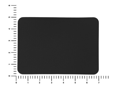 ПАТЧ ПРЯМОУГОЛНЫЙ nubuk (чёрный) 5,0 х 7,0 см