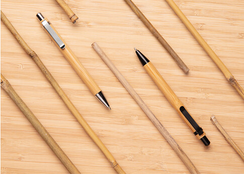 Ручка Bamboo из бамбука, черный