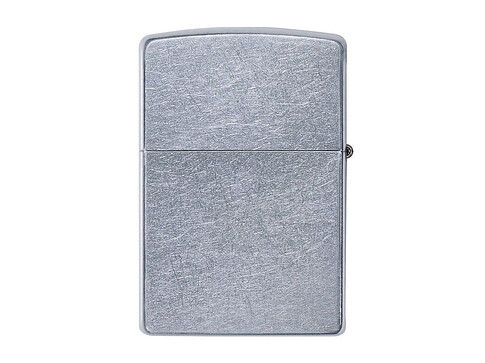 Зажигалка ZIPPO Classic с покрытием Street Chrome™, латунь/сталь, серебристая, матовая, 38x13x57 мм
