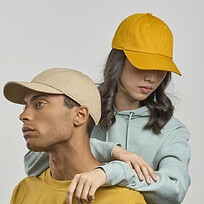 Бейсболка DAD HAT-S, 6 клиньев, металлическая застежка, бежевый