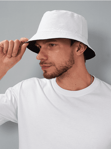Панама двусторонняя STAN, 200, 14TC, Белый,  (10/1)  (60-62/ONE SIZE)