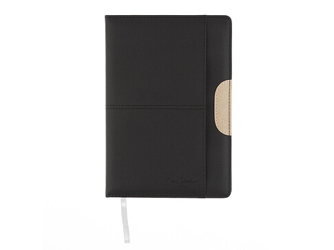 Записная книжка Pierre Cardin чёрная, 14 х 20,5 см