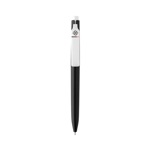 Ручка Vibe из переработанного пластика GRS с чернилами Ultra Glide, черный