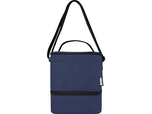 Tundra, сумка-холодильник из переработанного PET-пластика, для обеда, на 9 банок - Heather navy