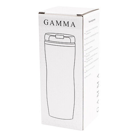 Термокружка Gamma, cофт-тач, зеленый
