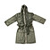 Банный халат VINGA Louis из rPET GRS, S-M, унисекс, 350 г/м², зеленый
