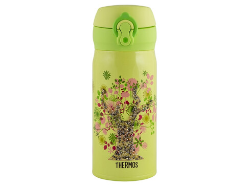 Термос из нерж. стали тм THERMOS JNL-350-SWTREE, зеленый