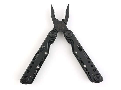 Мультитул Stinger, 105x40 мм, 13 функций, сталь, чёрный, в комплекте нейлоновый чехол