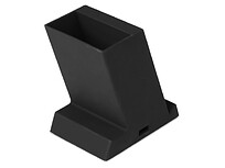 Беспроводная зарядка-подставка с подсветкой Glow box, черный