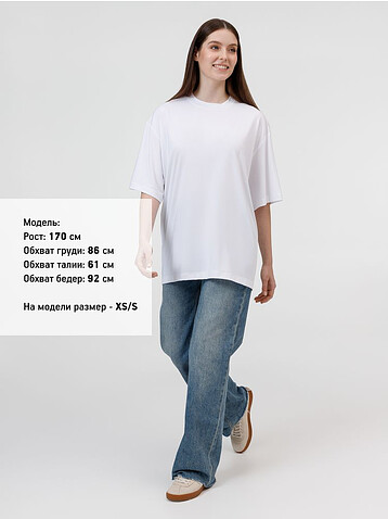Футболка из бифлекса Morfiss, белая, XS/S