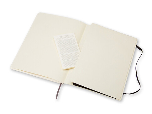 Записная книжка Moleskine Classic Soft (нелинованный), Хlarge (19х25 см), черный