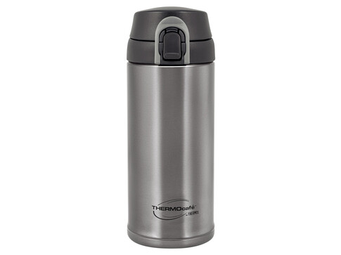 Термос из нерж. стали тм ThermoCafe TC-350T (Dark Grey), 0.35L, серый