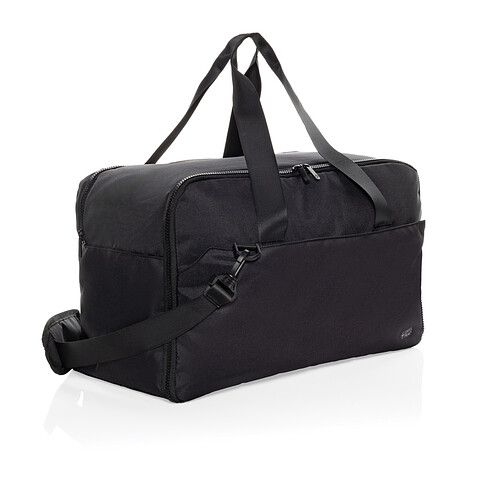 Дорожная сумка Swiss Peak из rPET Aware™, 15.6 , черный