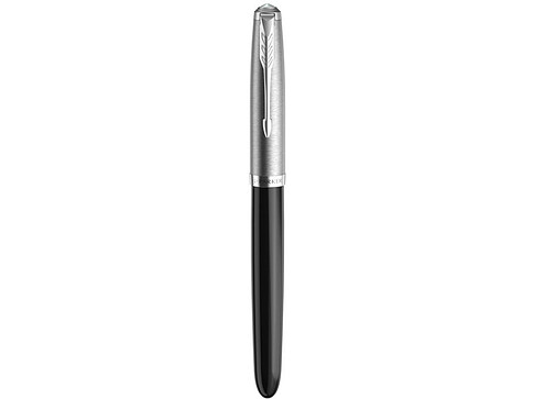 Перьевая ручка Parker 51 CORE BLACK CT, перо: F, цвет чернил: black, в подарочной упаковке.