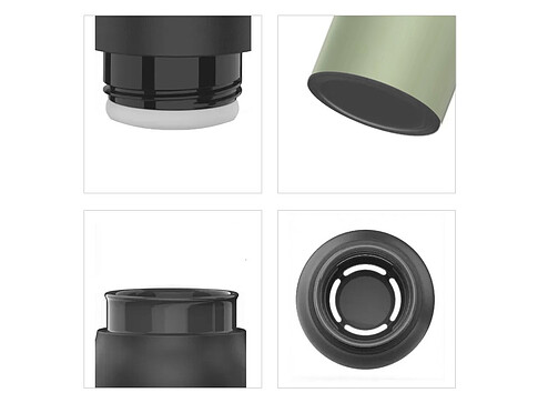 Термос из нерж. стали тм THERMOcafe TCSB-600SY (GR) 0,6L