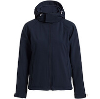 Куртка женская Hooded Softshell темно-синяя
