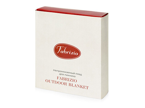 Непромокаемый плед для пикника Fabrizio, синий/черный