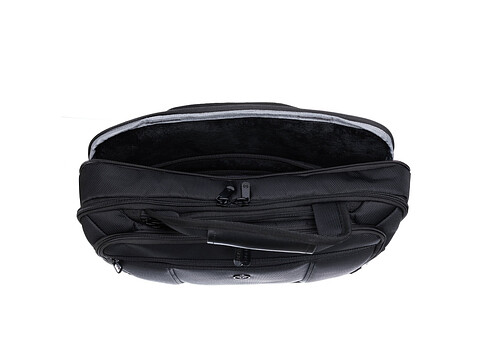 Портфель TORBER VOYAGE для ноутбука 14-16'', черный, баллистический нейлон, 41 x 12 x 30 см, 11 л