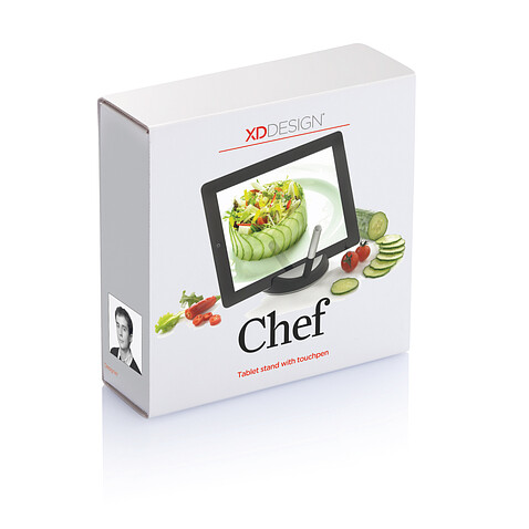 Подставка для планшета Chef со стилусом, черный